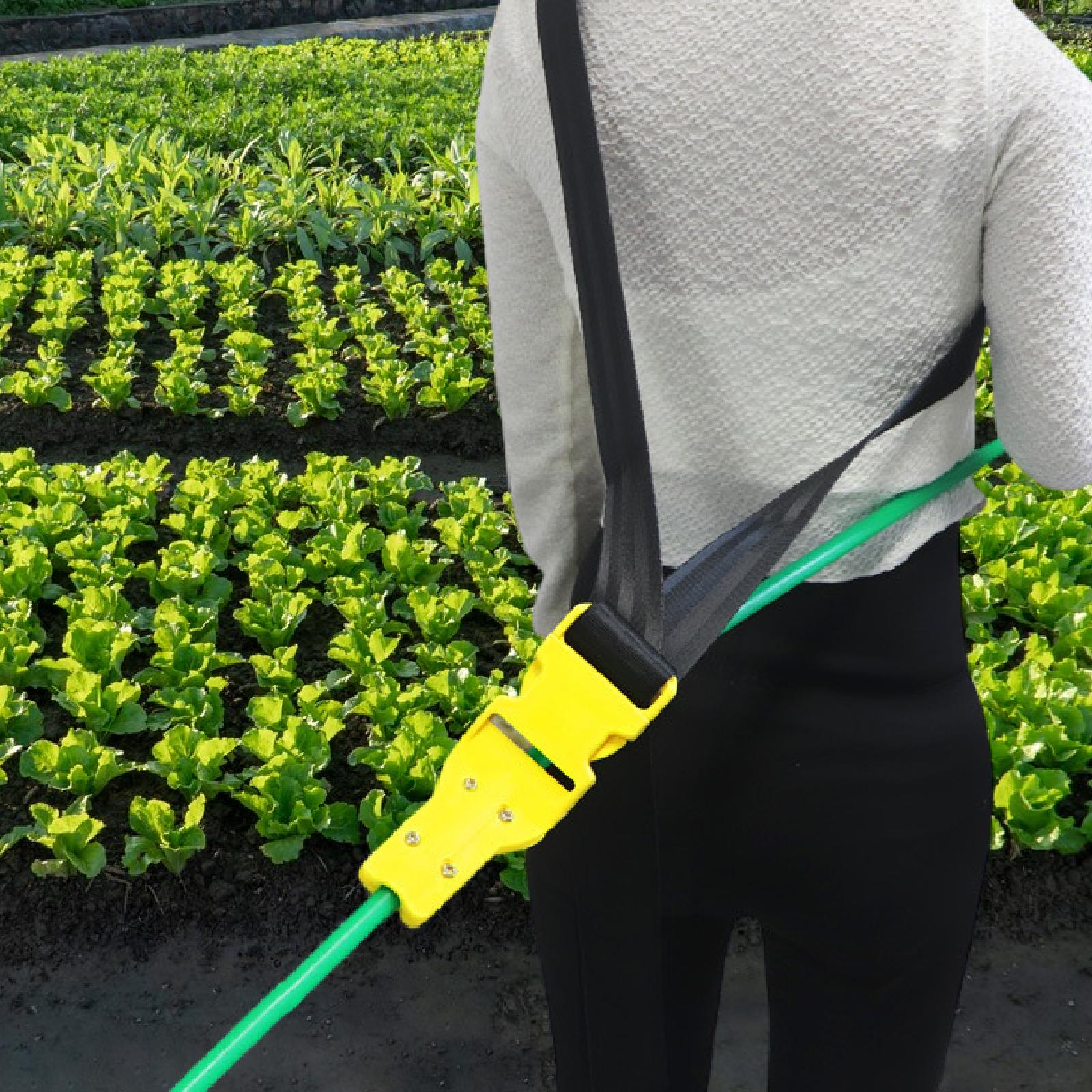 Gardena Hose Comfort - สายรัดเปลี่ยนปั๊มพ่นน้ำแบบสะพายไหล่ สายรัดไนลอนที่สะดวกสบาย ประหยัดแรง พร้อมที่หนีบท่อ สำหรับสวนกลางแจ้ง