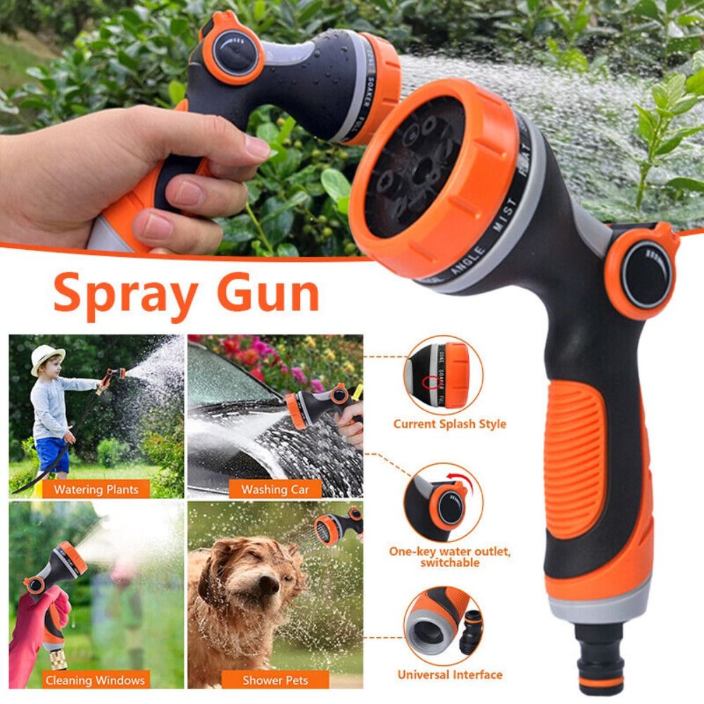 Gardena Hose Comfort - ปืนฉีดน้ำอเนกประสงค์10แบบหัวฉีดพ่น Comfort ท่อสำหรับสวน
