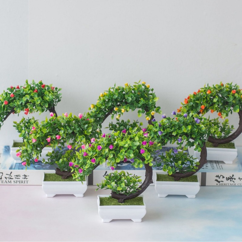 ต้นบอนไซเทียมพลาสติกยอดนิยม ต้ - Bonsai Garden Home บทวิจารณ์และราคา