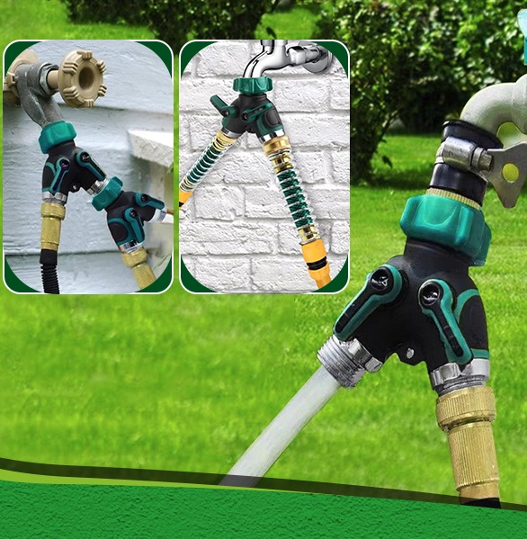 ตัวแยกสายยาง 2 ทาง 2 ชิ้น รูปต - Gardena Hose Comfort บทวิจารณ์และราคา