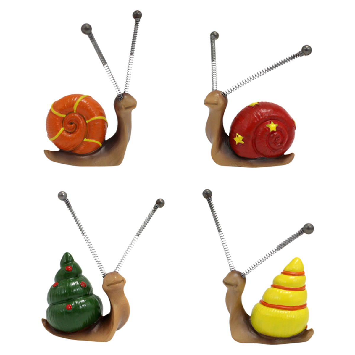 4 ชิ้น, Mini Snail ประติมากรรม - Bonsai Garden Home บทวิจารณ์และราคา