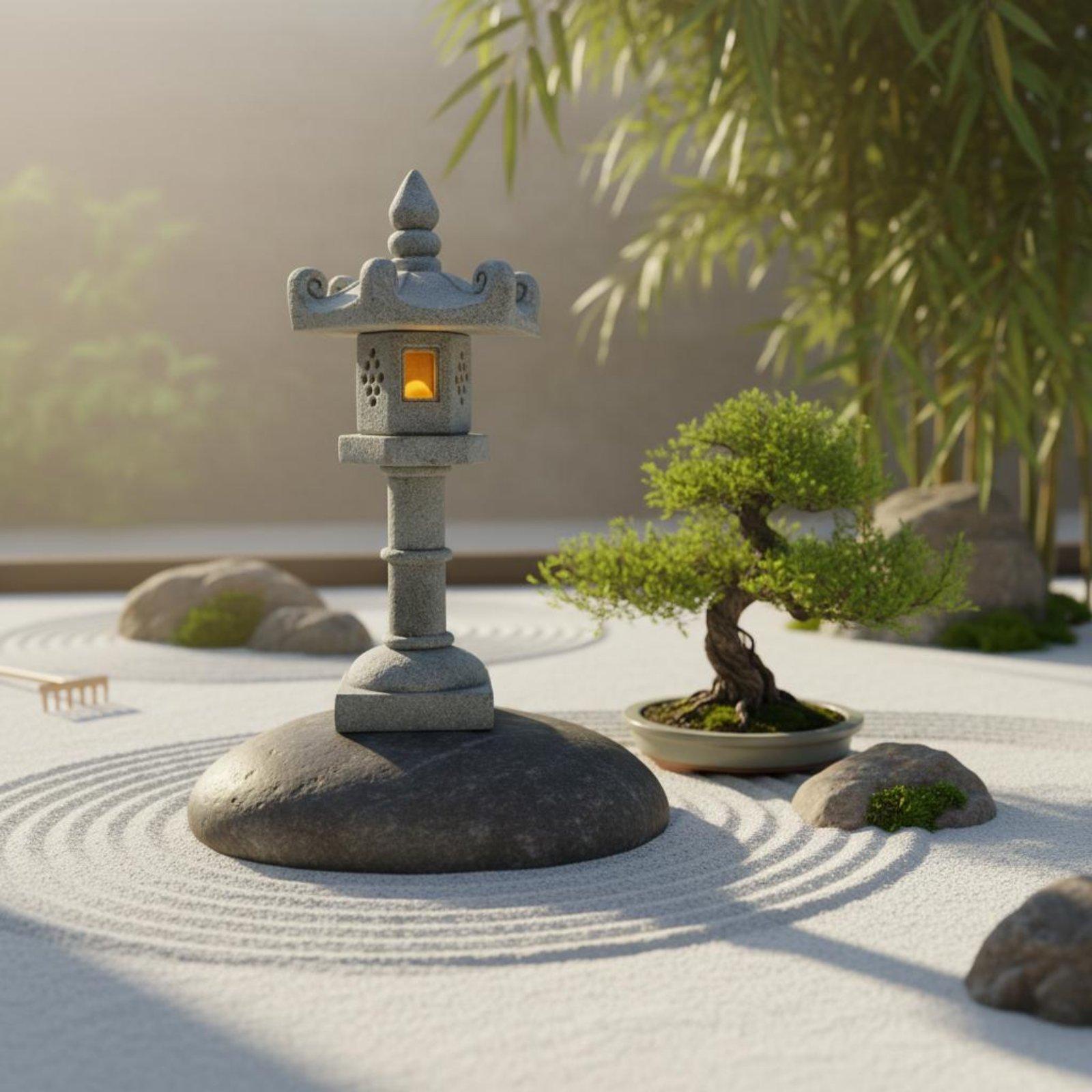 โคมไฟตกแต่งสวน โคมไฟหินญี่ปุ่น - Bonsai Garden Dc บทวิจารณ์และราคา