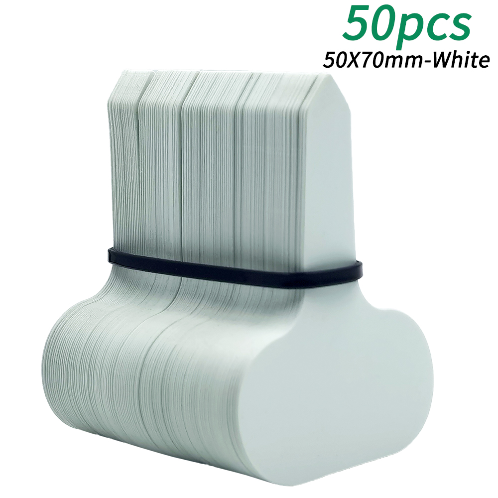50PCS สวนป้าย MARKER 50*70 มม. - Bonsai Garden Ticket บทวิจารณ์และราคา