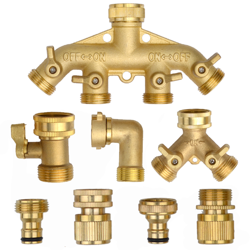 Heavy Duty ทองเหลือง 1-2-4 way - Gardena Hose Comfort บทวิจารณ์และราคา