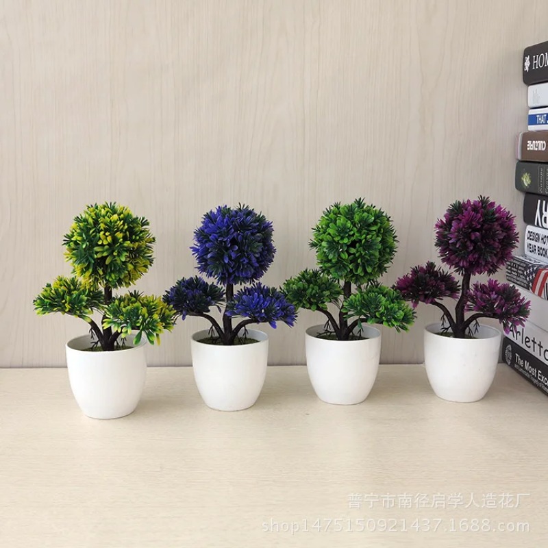 ต้นไม้ประดิษฐ์ขนาดเล็กในกระถาง - Bonsai Garden Home บทวิจารณ์และราคา