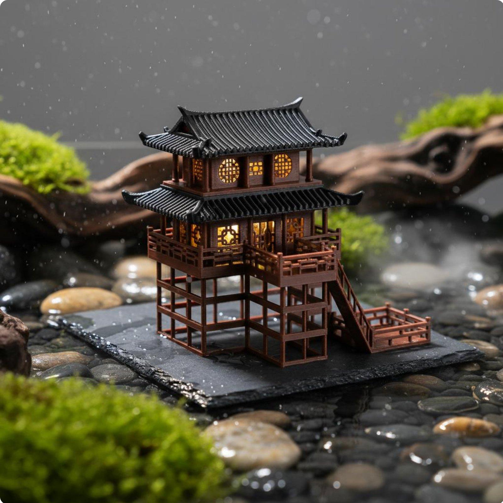ศาลาพลาสติกตั้งโต๊ะทรงเจดีย์ขน - Bonsai Garden Home บทวิจารณ์และราคา