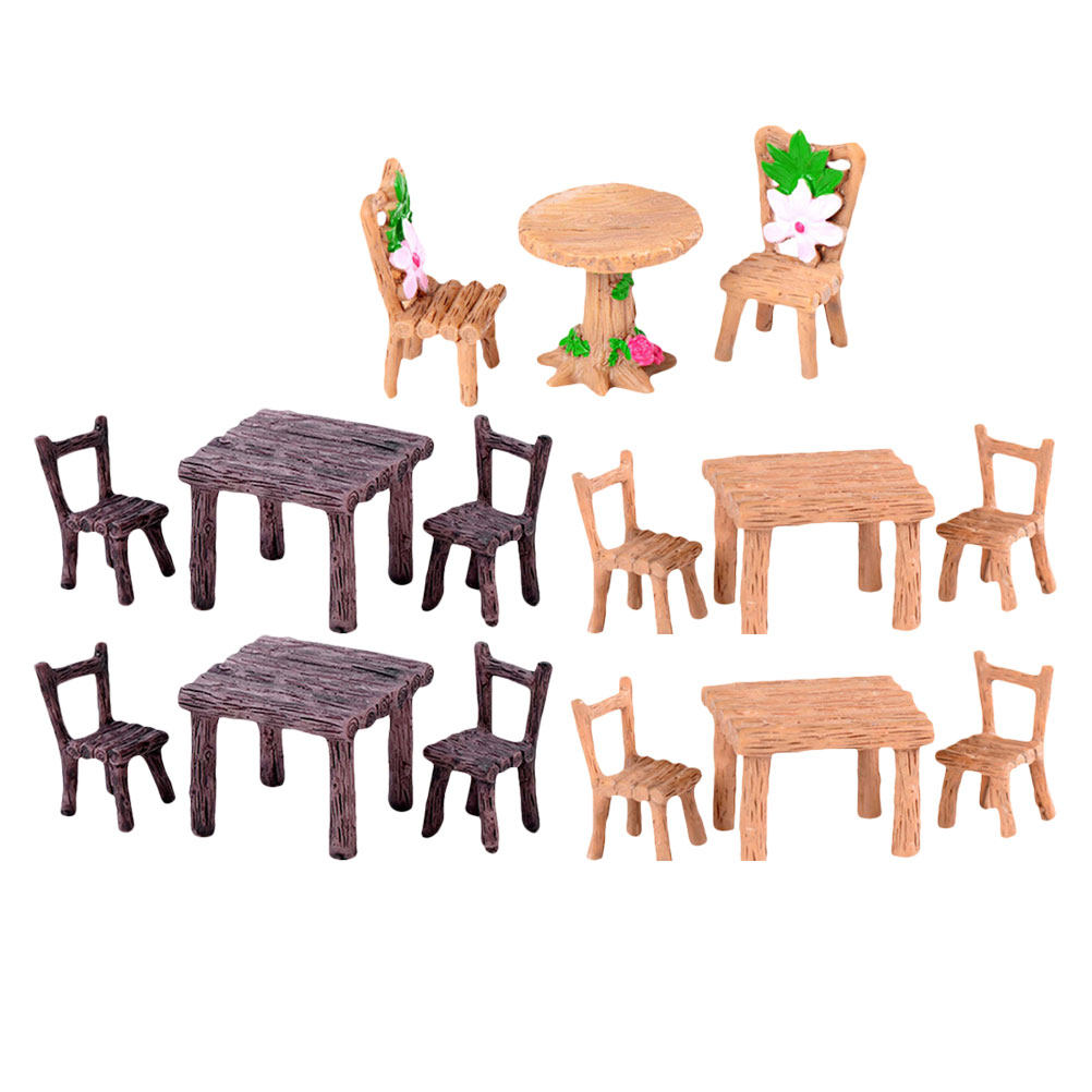 ชุดโต๊ะเก้าอี้เรซินขนาดเล็ก 5  - Bonsai Garden Home บทวิจารณ์และราคา