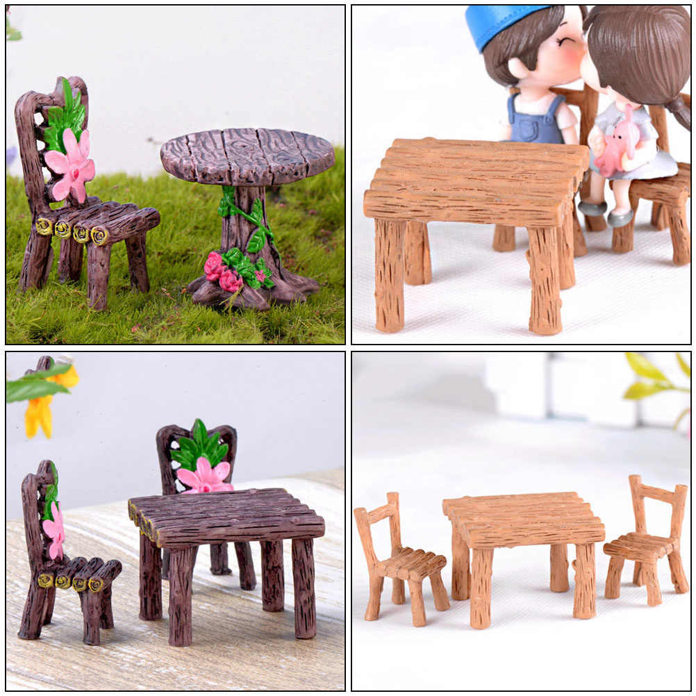 ชุดโต๊ะเก้าอี้เรซินขนาดเล็ก 5  - Bonsai Garden Home บทวิจารณ์และราคา
